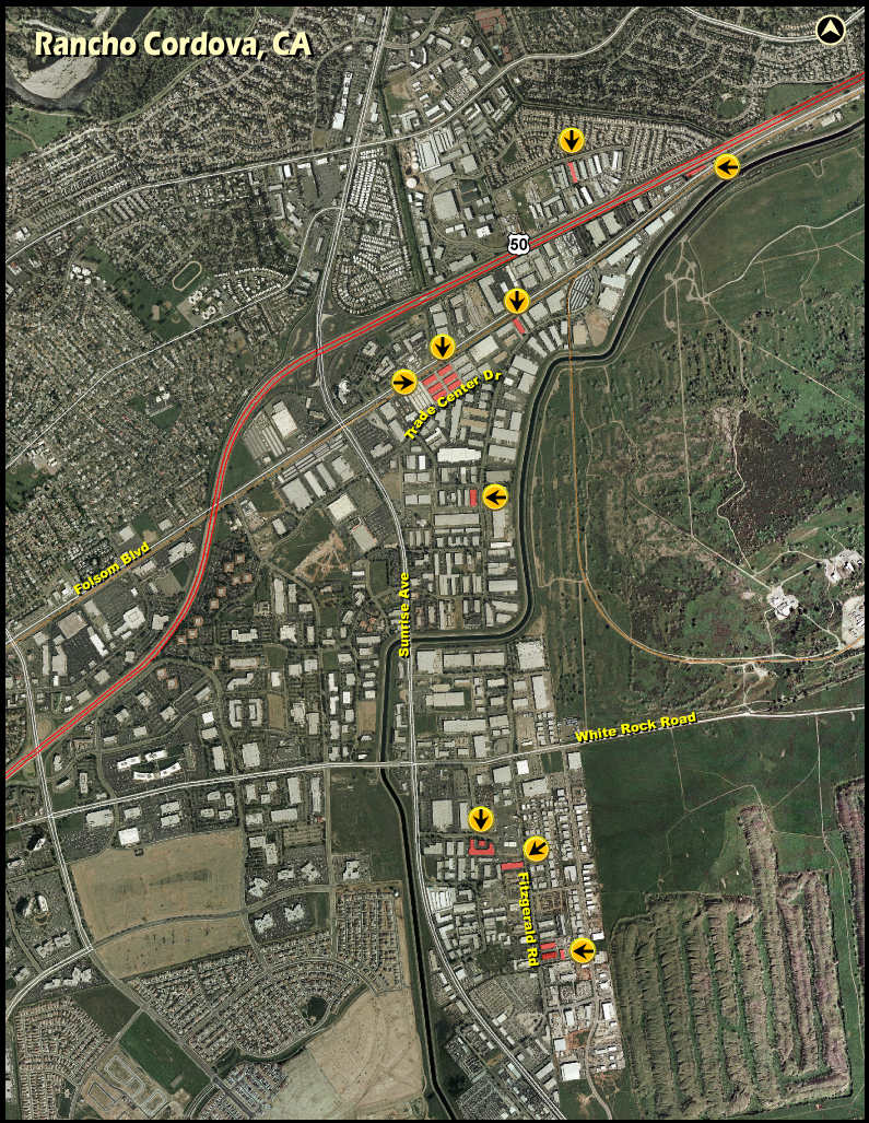 aerial of properties